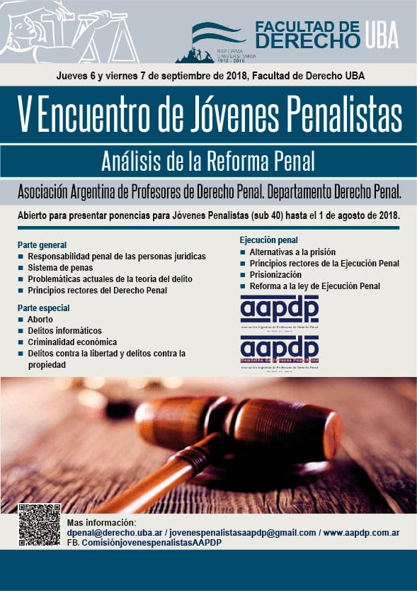 V Encuentro de Jóvenes Penalistas