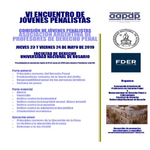 VI Encuentro de Jóvenes Penalistas